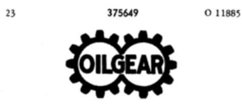 OILGEAR Logo (DPMA, 04.08.1927)