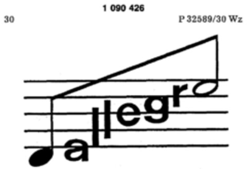 allegro Logo (DPMA, 04/09/1985)