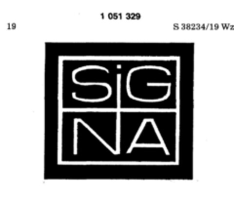 SIGNA Logo (DPMA, 20.11.1982)