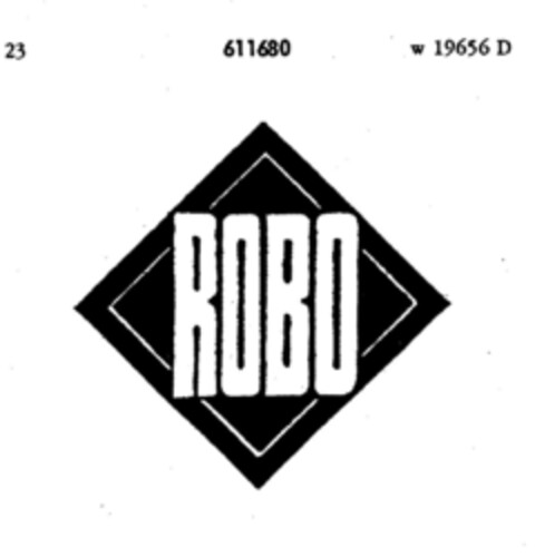 ROBO Logo (DPMA, 04.07.1949)