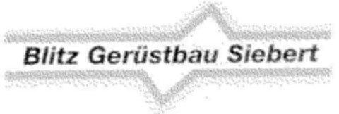 Blitz Gerüstbau Siebert Logo (DPMA, 05/10/2000)