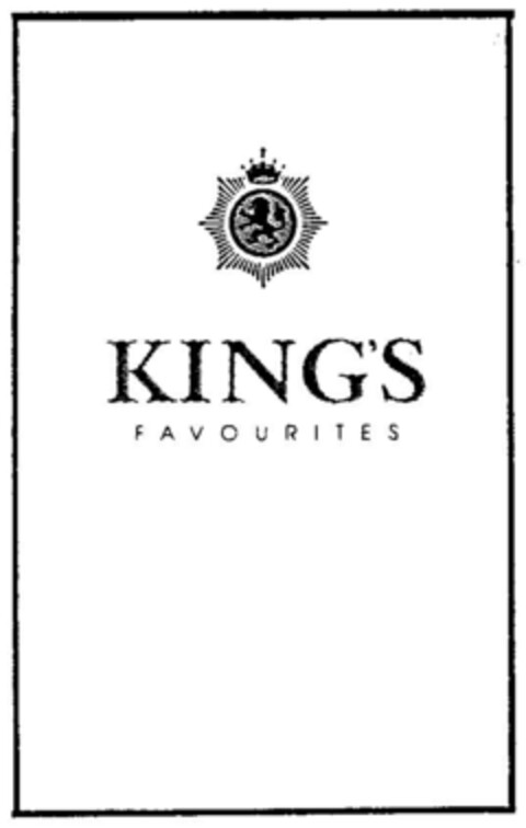 KING'S FAVOURITES Logo (DPMA, 05/17/2000)