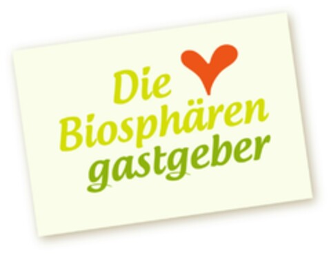 Die Biosphärengastgeber Logo (DPMA, 10/13/2010)