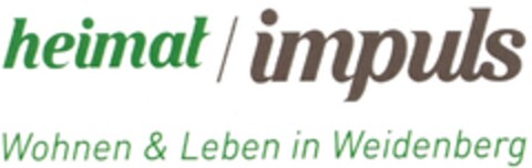 heimat / impuls Wohnen & Leben in Weidenberg Logo (DPMA, 09.10.2014)