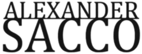 ALEXANDER SACCO Logo (DPMA, 12.05.2015)