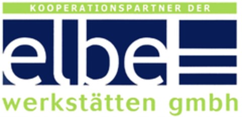 KOOPERATIONSPARTNER DER elbe werkstätten gmbH Logo (DPMA, 24.08.2015)