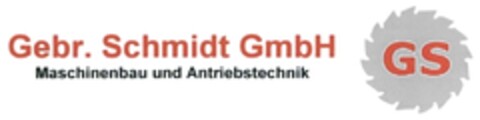 Gebr. Schmidt GmbH Maschinenbau und Antiebstechnik GS Logo (DPMA, 04.05.2017)