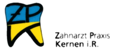 ZP K Zahnarzt Praxis Kernen i.R. Logo (DPMA, 10/06/2017)