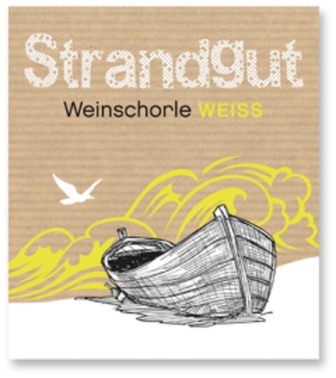 Strandgut Weinschorle WEISS Logo (DPMA, 17.07.2017)