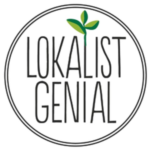 LOKALIST GENIAL Logo (DPMA, 07/26/2017)