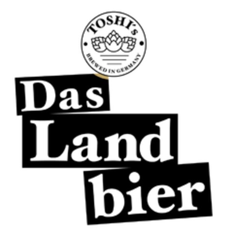 TOSHI`S Das Landbier BREWED IN GERMANY Logo (DPMA, 19.01.2018)