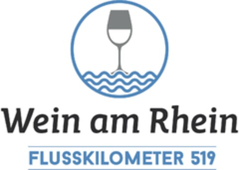 Wein am Rhein FLUSSKILOMETER 519 Logo (DPMA, 12/03/2018)