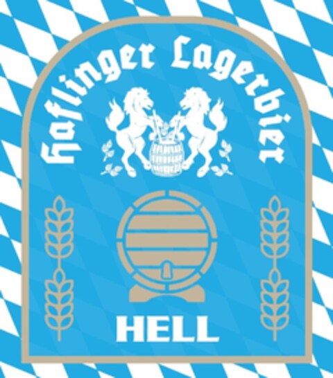 haflinger Lagerbier HELL Logo (DPMA, 25.09.2019)
