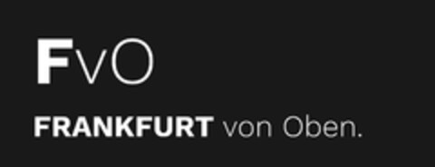 FvO FRANKFURT von Oben. Logo (DPMA, 05/03/2021)