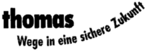 thomas Wege in eine sichere Zukunft Logo (DPMA, 11.02.2002)