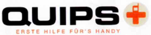 QUIPS ERSTE HILFE FÜR'S HANDY Logo (DPMA, 06/20/2002)