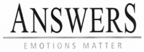 ANSWERS EMOTIONS MATTER Logo (DPMA, 05.04.2005)