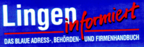 Lingen informiert - DAS BLAUE Logo (DPMA, 11/16/1995)