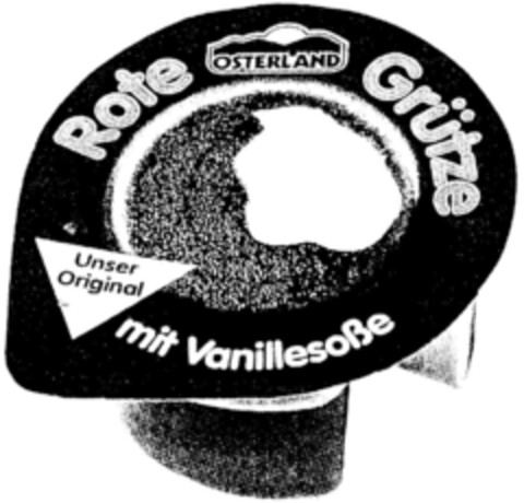 Rote OSTERLAND Grütze mit Vanillesoße Unser Original Logo (DPMA, 07/25/1996)