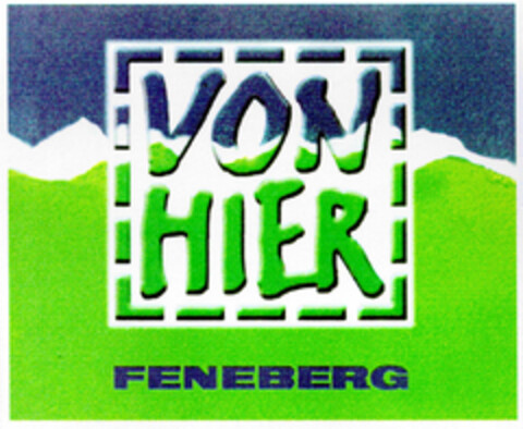 VON HIER FENEBERG Logo (DPMA, 25.05.1998)