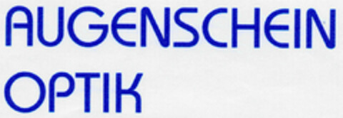 AUGENSCHEIN OPTIK Logo (DPMA, 07/16/1999)