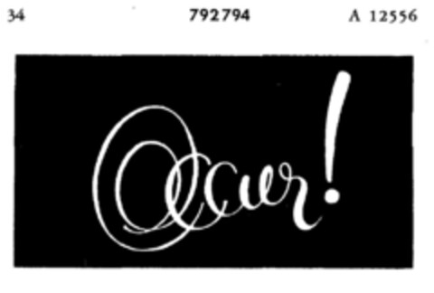 Occur! Logo (DPMA, 16.10.1962)