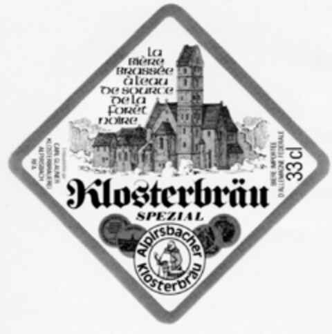 Klosterbräu SPEZIAL Logo (DPMA, 08.07.1980)