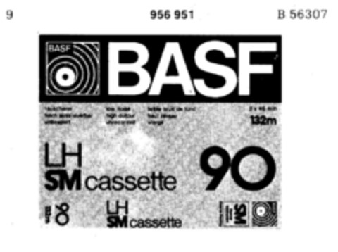 BASF SM cassette Logo (DPMA, 18.06.1976)