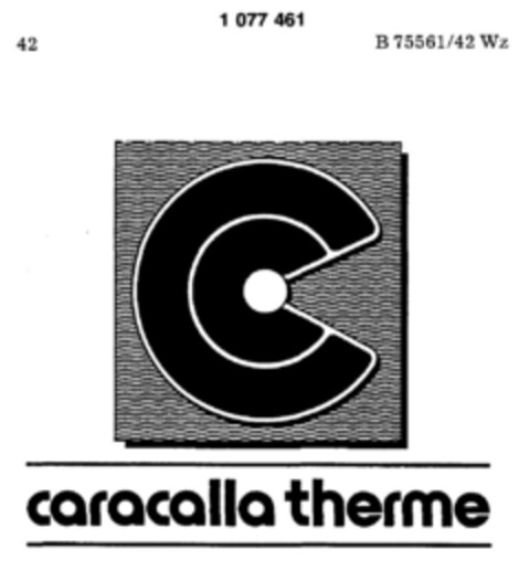 caracalla therme Logo (DPMA, 18.10.1984)