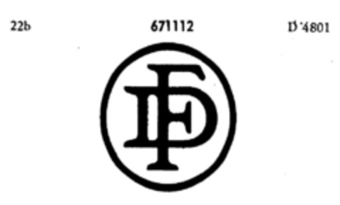 FD Logo (DPMA, 16.03.1954)