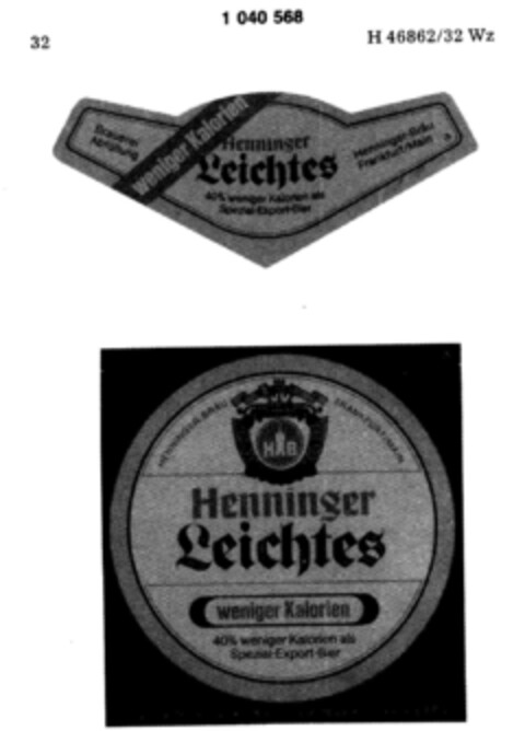Henninger Leichtes Logo (DPMA, 07.12.1979)