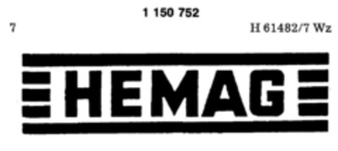 HEMAG Logo (DPMA, 17.04.1989)