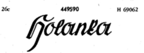 Holanka Logo (DPMA, 30.08.1932)