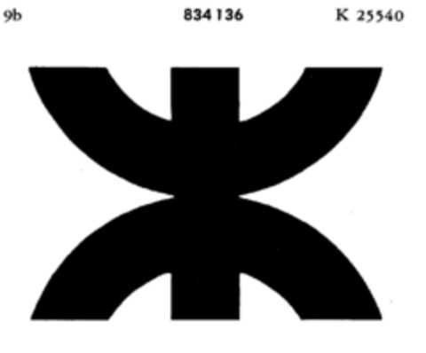 834136 Logo (DPMA, 02/03/1966)