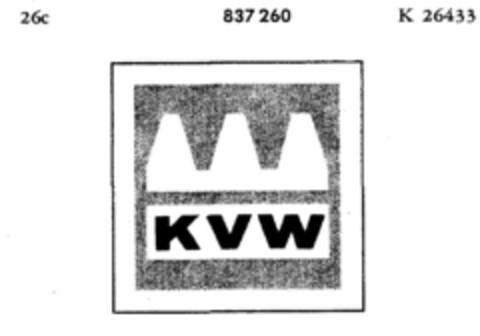 KVW Logo (DPMA, 10/01/1966)