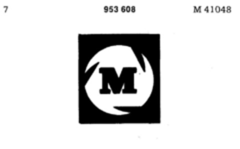 M Logo (DPMA, 12.11.1975)