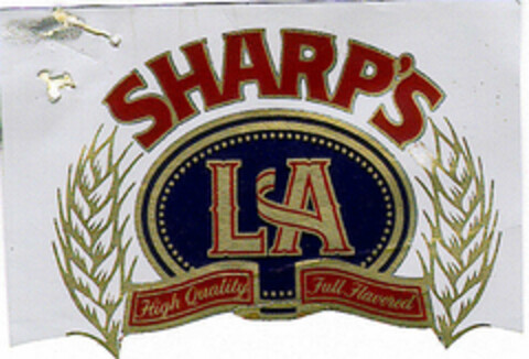 SHARP'S LA High Quality Logo (DPMA, 10/25/1984)