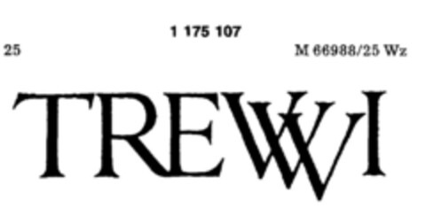 TREVVVI Logo (DPMA, 17.03.1990)