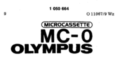 MICROCASSETTE MC-0 OLYMPUS Logo (DPMA, 27.12.1982)