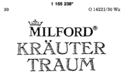 MILFORD  KRÄUTER TRAUM Logo (DPMA, 29.01.1990)