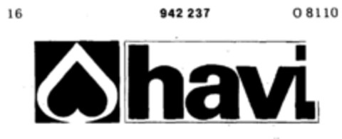 havi Logo (DPMA, 02.03.1974)