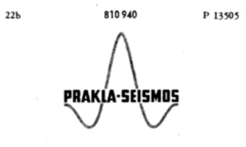 PRAKLA-SEISMOS Logo (DPMA, 04.06.1964)