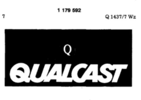 QUALCAST Logo (DPMA, 30.04.1990)