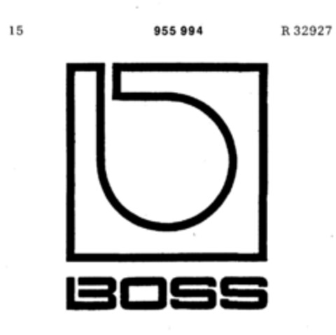 BOSS Logo (DPMA, 28.04.1976)