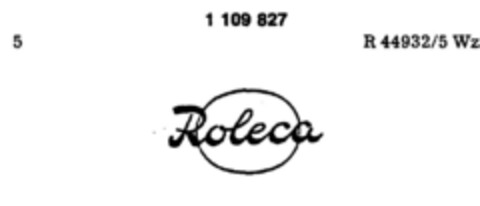 Roleca Logo (DPMA, 12/11/1986)