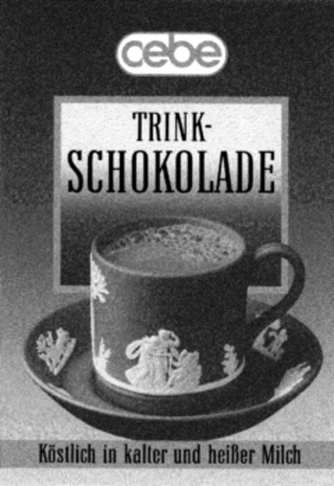 cebe TRINK-SCHOKOLADE Logo (DPMA, 30.06.1993)