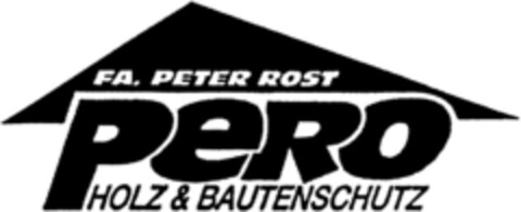 PERO HOLZ & BAUTENSCHUTZ Logo (DPMA, 12.10.1993)