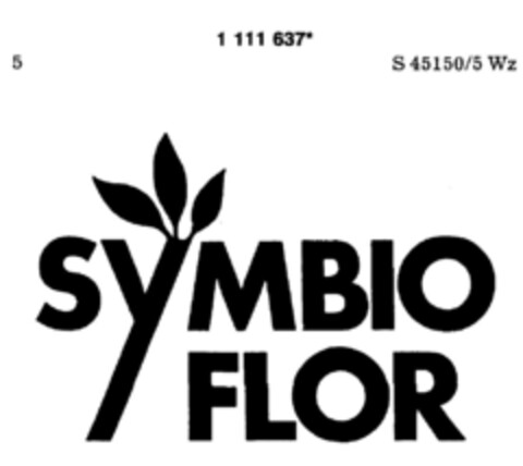 SYMBIO FLOR Logo (DPMA, 30.07.1987)