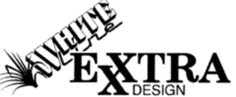 WHITE EXXTRA DESIGN Logo (DPMA, 05.01.1993)