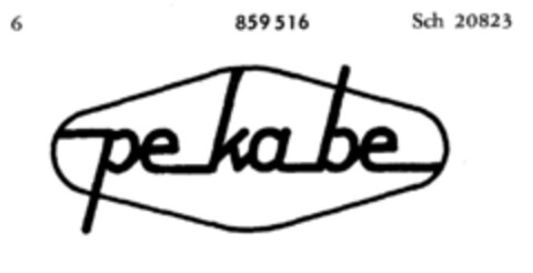 pe ka be Logo (DPMA, 06.08.1968)